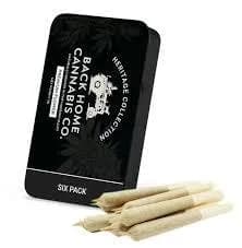 Back Home Cannabis Co. | White Widow | Pre-rolls | 6pk:3g (H) by Back Home Cannabis Co.