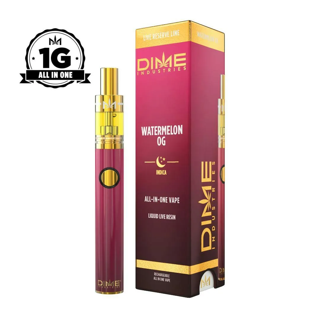 DIME | Watermelon OG | Live Resin Disposable | 1g (I) by Dime Industries
